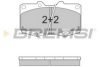 BREMSI BP3319 Brake Pad Set, disc brake